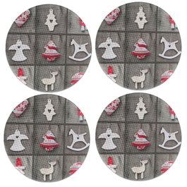 Hermia Salvamanteles Individuales Multicolor 4 Piezas